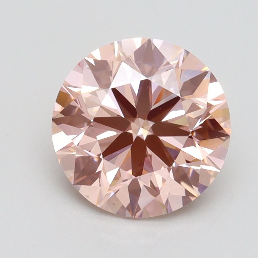 Lab-Grown ROUND Diamond - 2.05 Carat, Fancy Intense Pink Color, VS1 Clarity | Sustainable Luxury, Dazzling Brilliance | IGI | Certified LG536297245