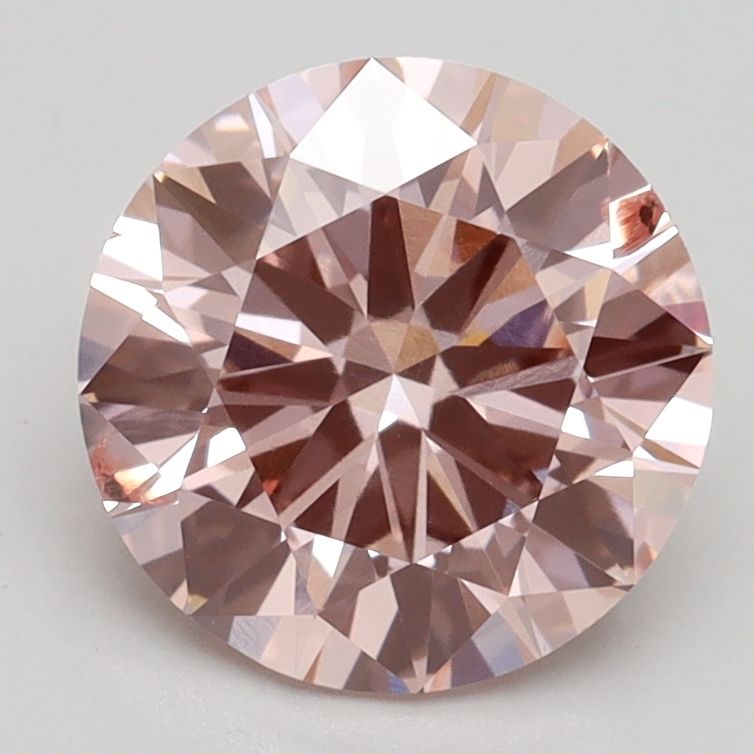 Lab-Grown ROUND Diamond - 2.2 Carat, Fancy Intense Pink Color, SI2 Clarity | Sustainable Luxury, Dazzling Brilliance | IGI | Certified LG532246676