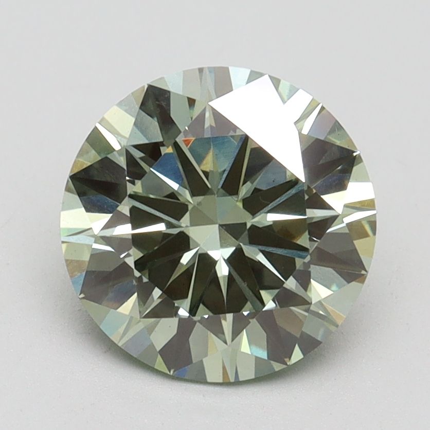 Lab-Grown ROUND Diamond - 2.02 Carat, Fancy Intense Green Color, VS1 Clarity | Sustainable Luxury, Dazzling Brilliance | IGI | Certified LG604382774