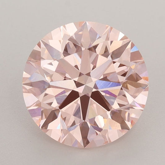 Lab-Grown ROUND Diamond - 2.61 Carat, Fancy Intense Pink Color, VS1 Clarity | Sustainable Luxury, Dazzling Brilliance | IGI | Certified LG557221470