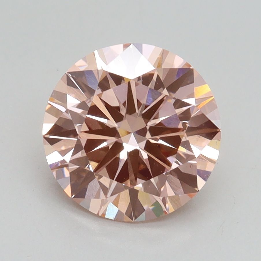 Lab-Grown ROUND Diamond - 2 Carat, Fancy Intense Pink Color, VS1 Clarity | Sustainable Luxury, Dazzling Brilliance | IGI | Certified LG538278935