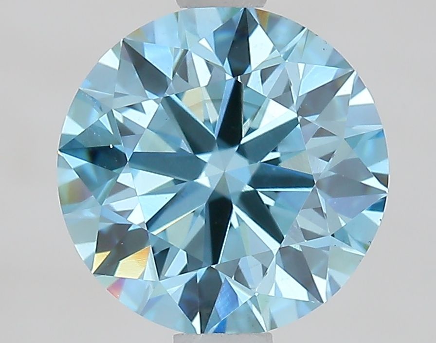 Lab-Grown ROUND Diamond - 1.67 Carat, Fancy Vivid Blue Color, VS2 Clarity | Sustainable Luxury, Dazzling Brilliance | IGI | Certified LG640419495