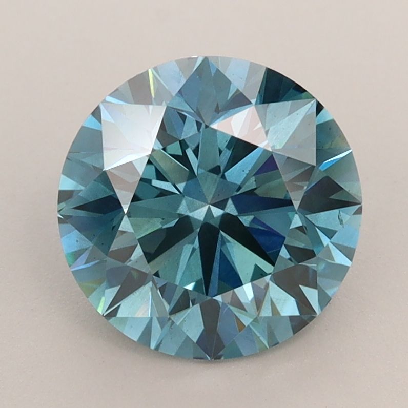 Lab-Grown ROUND Diamond - 2.11 Carat, Fancy Vivid Blue Color, SI2 Clarity | Sustainable Luxury, Dazzling Brilliance | IGI | Certified LG566314932