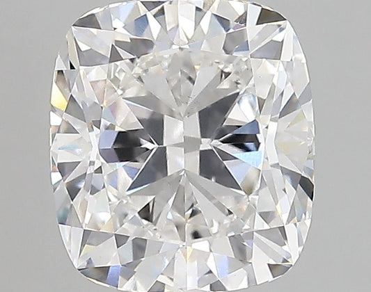 Lab-Grown CUSHION Diamond - 3.11 Carats, F Color, VS2 Clarity - Sustainable Luxury and Dazzling Brilliance-GIA·Certified