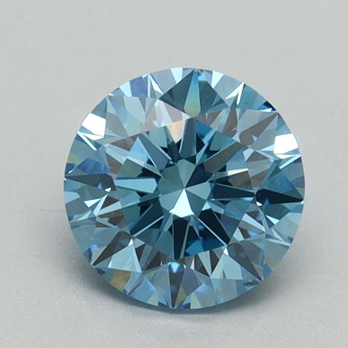 Lab-Grown ROUND Diamond - 1.05 Carat, Fancy Vivid Blue Color, VS2 Clarity | Sustainable Luxury, Dazzling Brilliance | IGI | Certified LG644432015