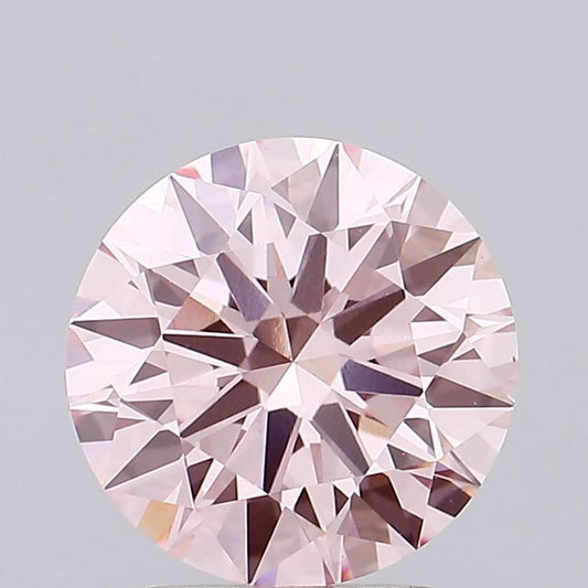 Lab-Grown ROUND Diamond - 2.34 Carat, Fancy Intense Pink Color, VVS2 Clarity | Sustainable Luxury, Dazzling Brilliance | IGI | Certified LG640478513