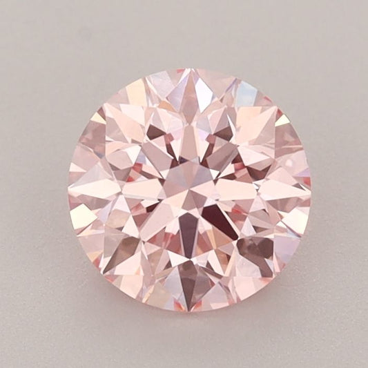 Lab-Grown ROUND Diamond - 1.07 Carat, Fancy Intense Pink Color, VVS2 Clarity | Sustainable Luxury, Dazzling Brilliance | IGI | Certified 631444051