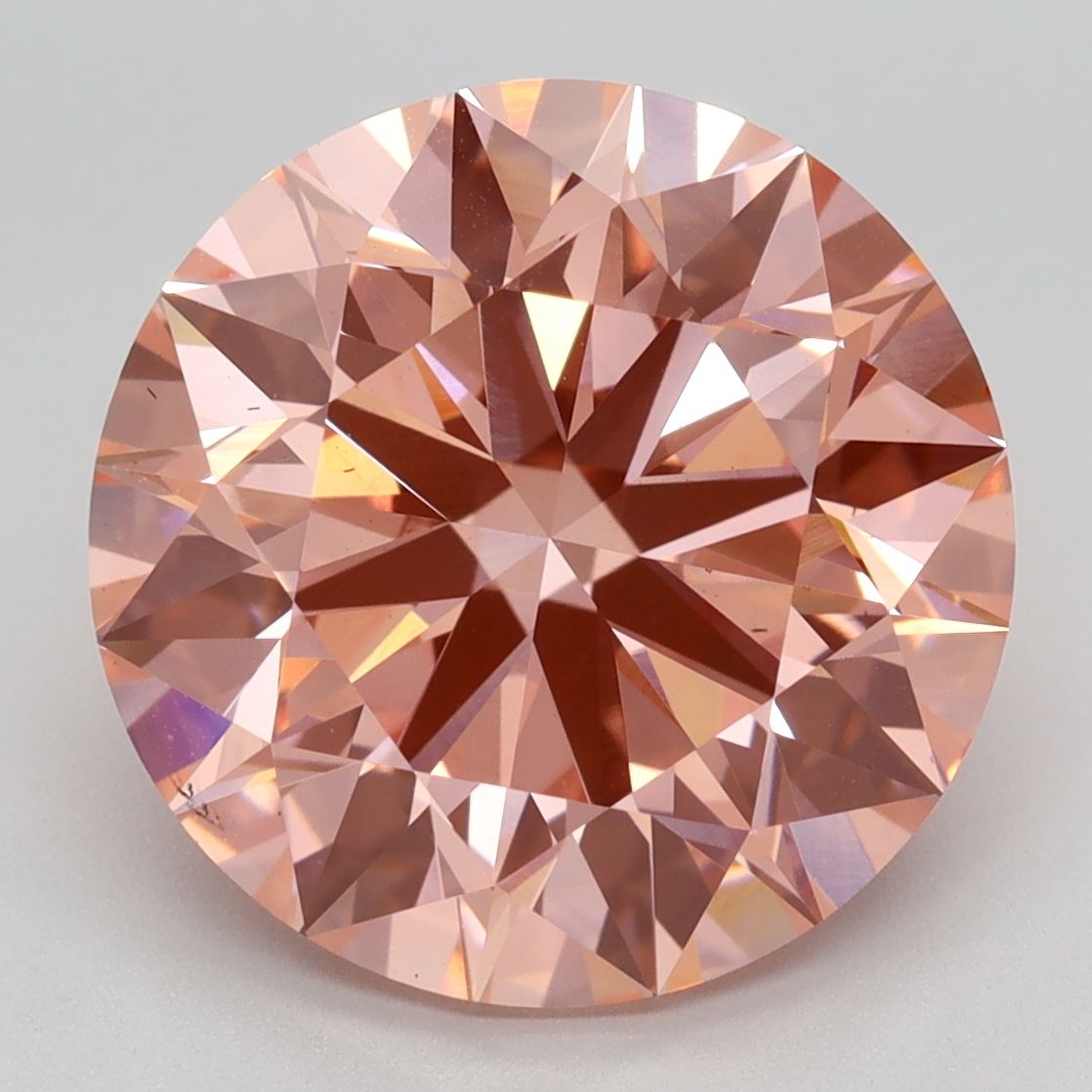 Lab-Grown ROUND Diamond - 5.85 Carat, Fancy Vivid Pink Color, VS2 Clarity | Sustainable Luxury, Dazzling Brilliance | IGI | Certified LG547270581