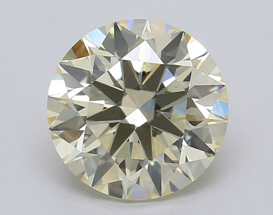 Lab-Grown ROUND Diamond - 2.02 Carat, Fancy Yellow Color, VS1 Clarity | Sustainable Luxury, Dazzling Brilliance | IGI | Certified LG611372089