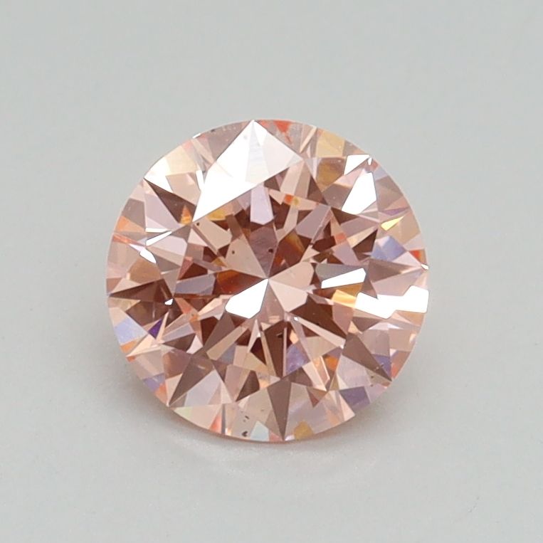 Lab-Grown ROUND Diamond - 0.8 Carat, Fancy Intense Pink Color, SI1 Clarity | Sustainable Luxury, Dazzling Brilliance | IGI | Certified LG539238042