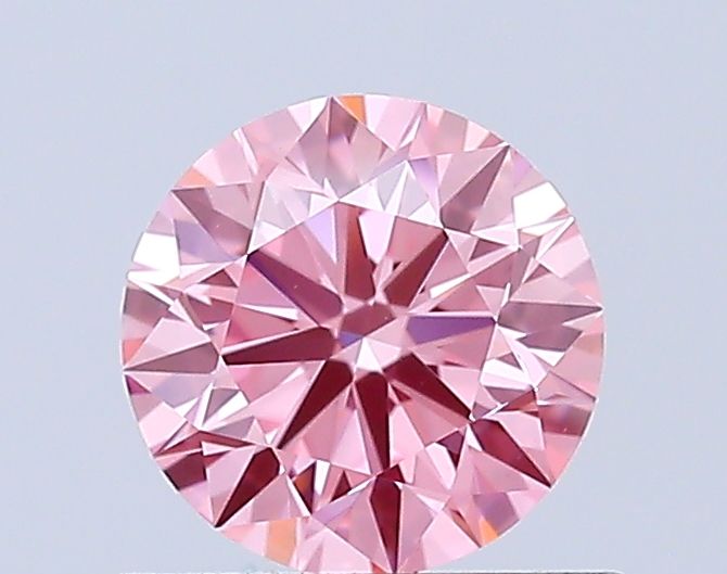 Lab-Grown ROUND Diamond - 0.7 Carat, Fancy Vivid Pink Color, VS1 Clarity | Sustainable Luxury, Dazzling Brilliance | IGI | Certified LG649413170