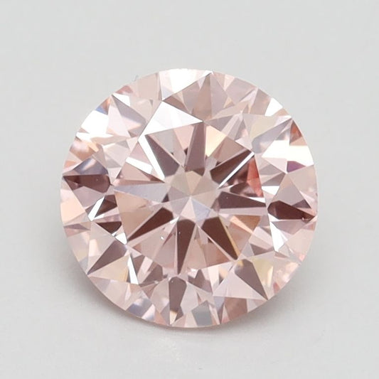 Lab-Grown ROUND Diamond - 1.3 Carat, Fancy Intense Pink Color, VS2 Clarity | Sustainable Luxury, Dazzling Brilliance | IGI | Certified LG529285611