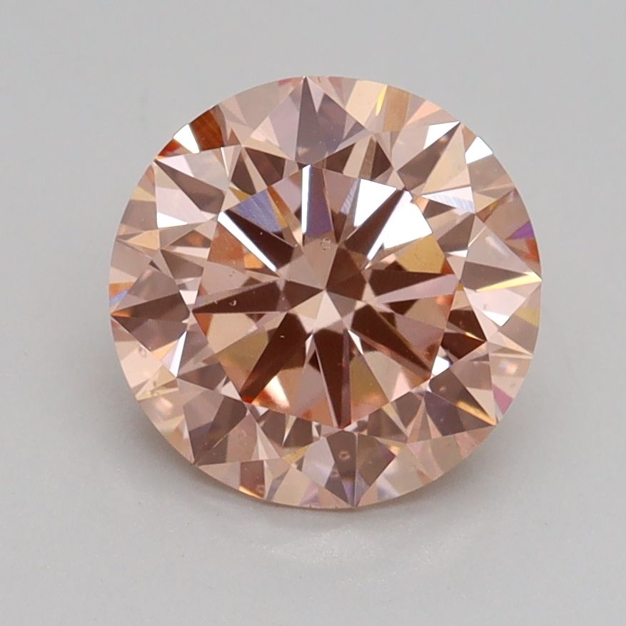 Lab-Grown ROUND Diamond - 2 Carat, Fancy Intense Pink Color, VS2 Clarity | Sustainable Luxury, Dazzling Brilliance | IGI | Certified LG539236482