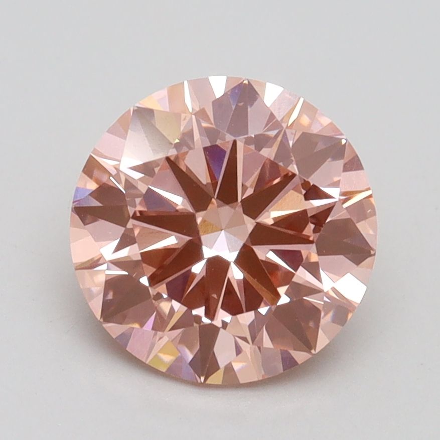 Lab-Grown ROUND Diamond - 2.01 Carat, Fancy Intense Pink Color, VS1 Clarity | Sustainable Luxury, Dazzling Brilliance | IGI | Certified LG532242887