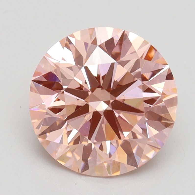 Lab-Grown ROUND Diamond - 2.06 Carat, Fancy Intense Pink Color, VS1 Clarity | Sustainable Luxury, Dazzling Brilliance | IGI | Certified LG533290098