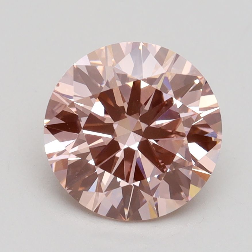 Lab-Grown ROUND Diamond - 2.01 Carat, Fancy Intense Pink Color, VS1 Clarity | Sustainable Luxury, Dazzling Brilliance | IGI | Certified LG532244586