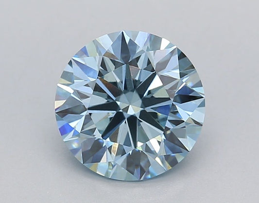 Lab-Grown ROUND Diamond - 2.02 Carat, Fancy Vivid Blue Color, VS1 Clarity | Sustainable Luxury, Dazzling Brilliance | IGI | Certified LG647475673