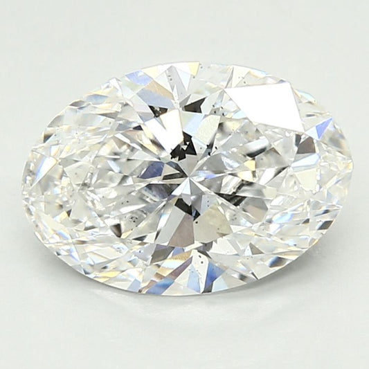 Lab-Grown OVAL Diamond - 2.41 Carats, D Color, SI1 Clarity - Sustainable Luxury and Dazzling Brilliance-IGI·Certified