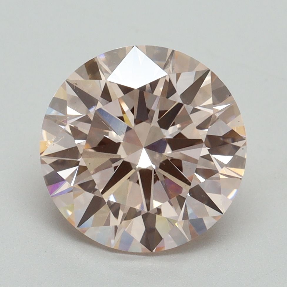 Lab-Grown ROUND Diamond - 3.09 Carat, Fancy Pink Color, VS2 Clarity | Sustainable Luxury, Dazzling Brilliance | IGI | Certified LG636468767