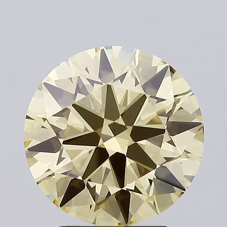 Lab-Grown ROUND Diamond - 3 Carat, Fancy Intense Yellow Color, VS1 Clarity | Sustainable Luxury, Dazzling Brilliance | IGI | Certified LG625438994