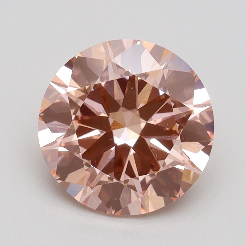 Lab-Grown ROUND Diamond - 2.01 Carat, Fancy Intense Pink Color, VS1 Clarity | Sustainable Luxury, Dazzling Brilliance | IGI | Certified LG538278904