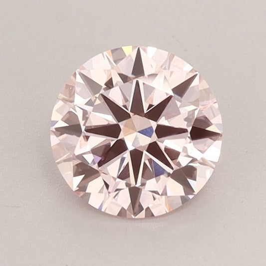 Lab-Grown ROUND Diamond - 0.9 Carat, Fancy Pink Color, VS1 Clarity | Sustainable Luxury, Dazzling Brilliance | IGI | Certified LG632470455