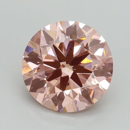 Lab-Grown ROUND Diamond - 2 Carat, Fancy Intense Pink Color, VS2 Clarity | Sustainable Luxury, Dazzling Brilliance | IGI | Certified LG539238494