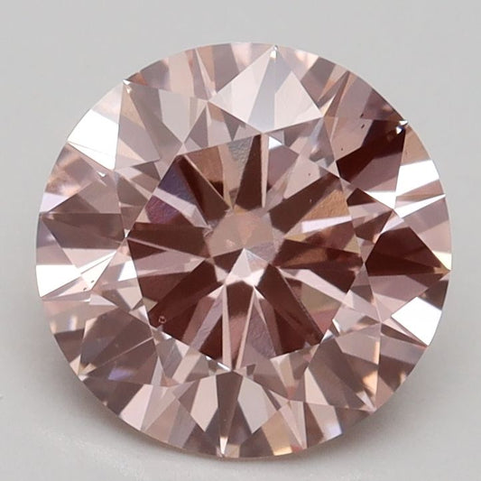 Lab-Grown ROUND Diamond - 2 Carat, Fancy Intense Pink Color, VS1 Clarity | Sustainable Luxury, Dazzling Brilliance | IGI | Certified LG534239370