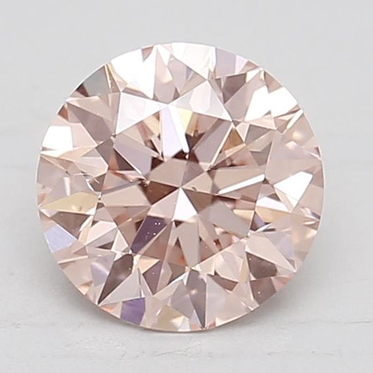 Lab-Grown ROUND Diamond - 1.4 Carat, Fancy Intense Pink Color, VVS2 Clarity | Sustainable Luxury, Dazzling Brilliance | IGI | Certified LG517219340