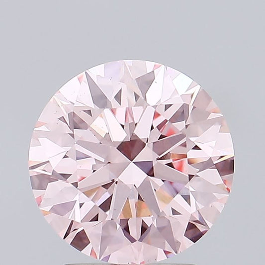 Lab-Grown ROUND Diamond - 2.24 Carat, Fancy Intense Pink Color, VS1 Clarity | Sustainable Luxury, Dazzling Brilliance | IGI | Certified LG641469618