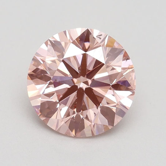 Lab-Grown ROUND Diamond - 2.01 Carat, Fancy Vivid Pink Color, SI1 Clarity | Sustainable Luxury, Dazzling Brilliance | IGI | Certified LG528225832