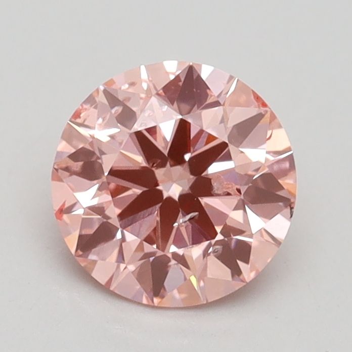 Lab-Grown ROUND Diamond - 1.01 Carat, Fancy Intense Pink Color, SI2 Clarity | Sustainable Luxury, Dazzling Brilliance | IGI | Certified LG538282616