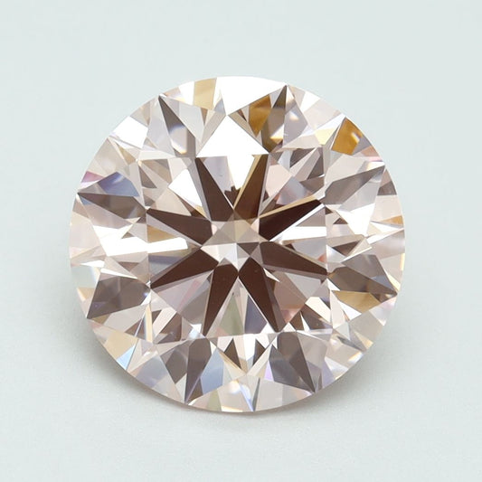 Lab-Grown ROUND Diamond - 3.58 Carat, Fancy Intense Pink Color, VS1 Clarity | Sustainable Luxury, Dazzling Brilliance | IGI | Certified LG616416800