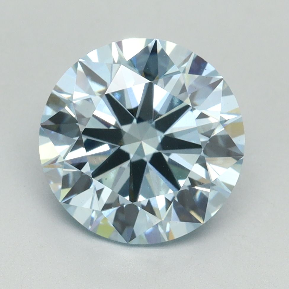 Lab-Grown ROUND Diamond - 3.03 Carat, Fancy Intense Blue Color, VS1 Clarity | Sustainable Luxury, Dazzling Brilliance | IGI | Certified LG636401539