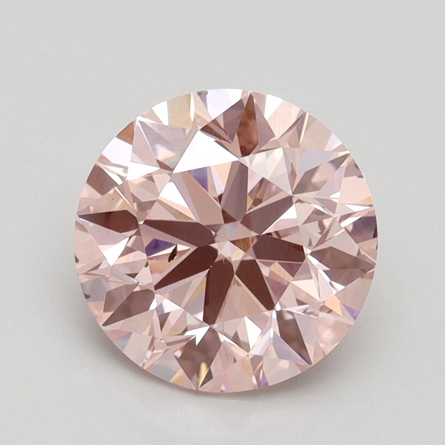 Lab-Grown ROUND Diamond - 2.12 Carat, Fancy Pink Color, SI1 Clarity | Sustainable Luxury, Dazzling Brilliance | IGI | Certified LG532242882