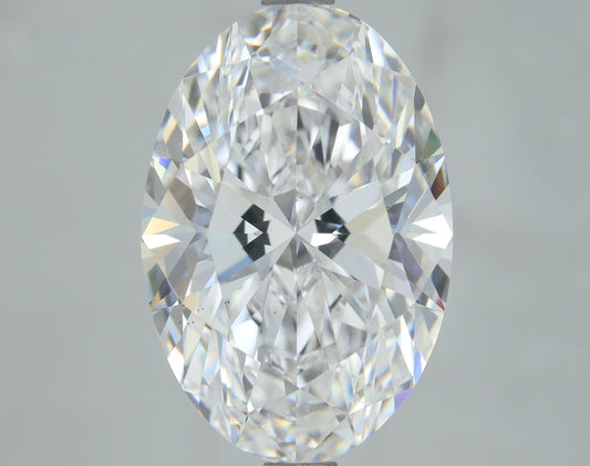 Lab-Grown OVAL Diamond - 4.5 Carats, D Color, VS2 Clarity - Sustainable Luxury and Dazzling Brilliance-IGI·Certified