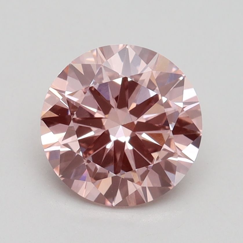 Lab-Grown ROUND Diamond - 1.5 Carat, Fancy Intense Pink Color, VS1 Clarity | Sustainable Luxury, Dazzling Brilliance | IGI | Certified LG536299185