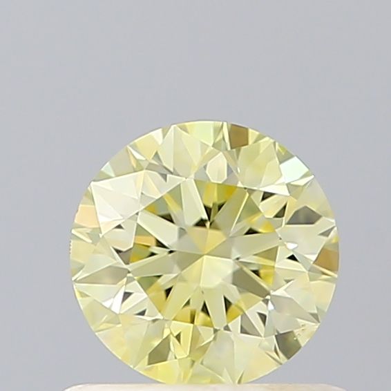 Lab-Grown ROUND Diamond - 0.57 Carat, Fancy Intense Yellow Color, VS1 Clarity | Sustainable Luxury, Dazzling Brilliance | IGI | Certified LG614320505