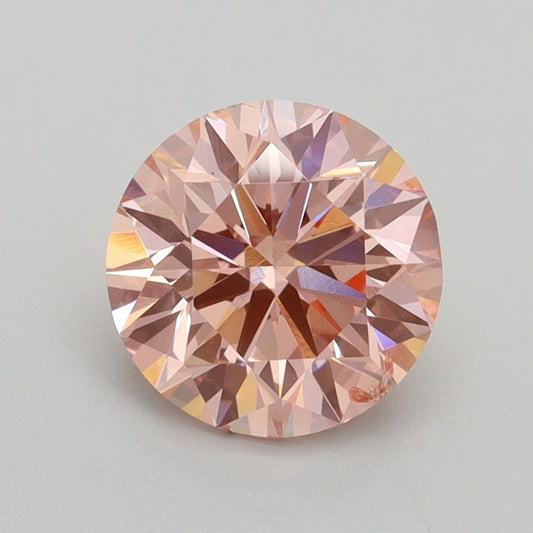 Lab-Grown ROUND Diamond - 1.7 Carat, Fancy Intense Pink Color, SI1 Clarity | Sustainable Luxury, Dazzling Brilliance | IGI | Certified LG536298413