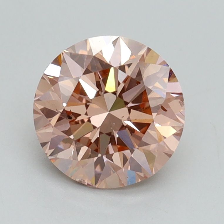 Lab-Grown ROUND Diamond - 1.3 Carat, Fancy Intense Pink Color, SI1 Clarity | Sustainable Luxury, Dazzling Brilliance | IGI | Certified LG536297367