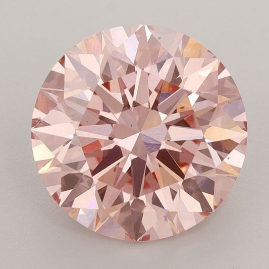 Lab-Grown ROUND Diamond - 3.04 Carat, Fancy Intense Pink Color, VS2 Clarity | Sustainable Luxury, Dazzling Brilliance | IGI | Certified LG546210455