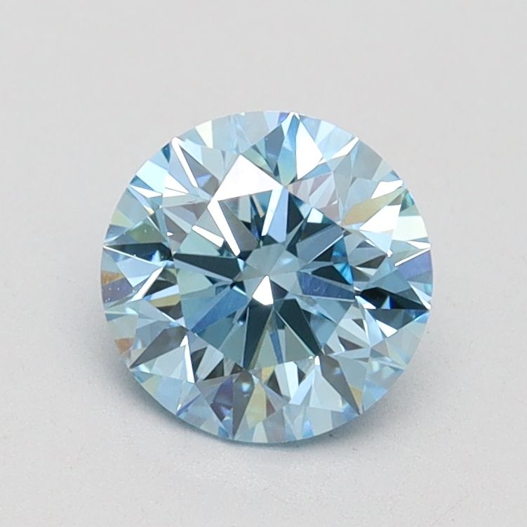 Lab-Grown ROUND Diamond - 1.05 Carat, Fancy Intense Blue Color, VS1 Clarity | Sustainable Luxury, Dazzling Brilliance | IGI | Certified LG586338695