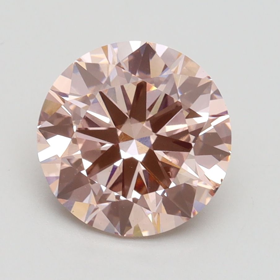 Lab-Grown ROUND Diamond - 2.2 Carat, Fancy Pink Color, VS2 Clarity | Sustainable Luxury, Dazzling Brilliance | IGI | Certified LG522226975