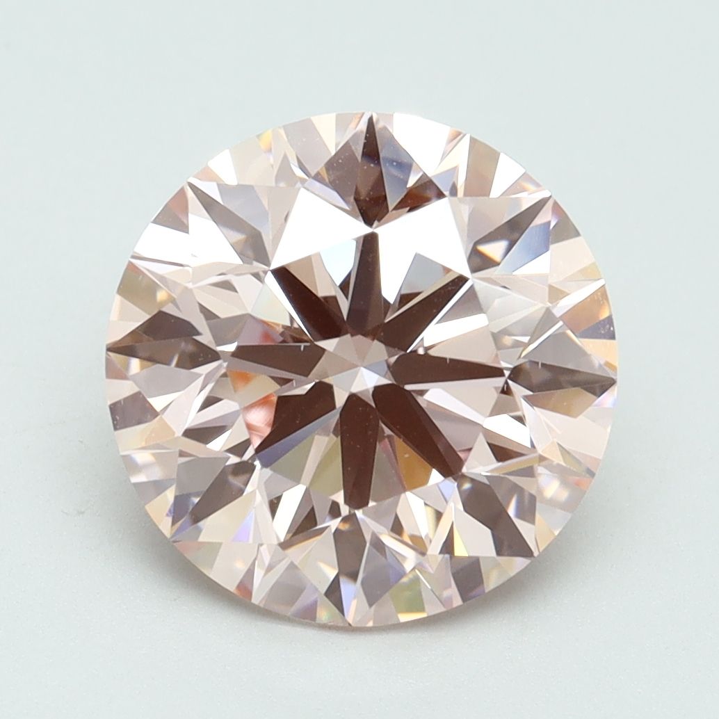 Lab-Grown ROUND Diamond - 3.78 Carat, Fancy Intense Pink Color, VS1 Clarity | Sustainable Luxury, Dazzling Brilliance | IGI | Certified LG616416780