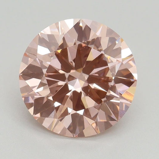 Lab-Grown ROUND Diamond - 2 Carat, Fancy Intense Pink Color, VS1 Clarity | Sustainable Luxury, Dazzling Brilliance | IGI | Certified LG538278948