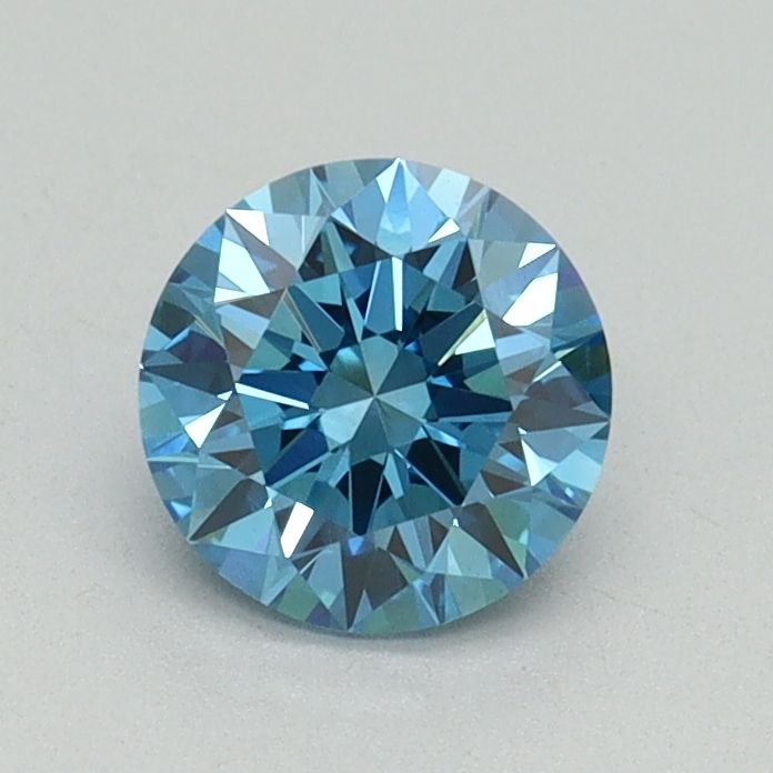 Lab-Grown ROUND Diamond - 0.71 Carat, Fancy Vivid Blue Color, VS1 Clarity | Sustainable Luxury, Dazzling Brilliance | IGI | Certified LG645403051