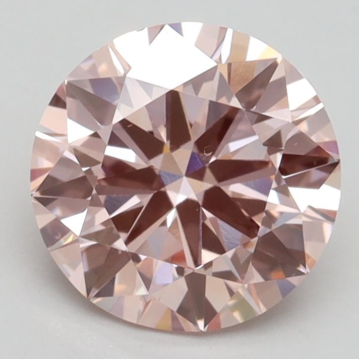 Lab-Grown ROUND Diamond - 2.06 Carat, Fancy Intense Pink Color, VS1 Clarity | Sustainable Luxury, Dazzling Brilliance | IGI | Certified LG532244562