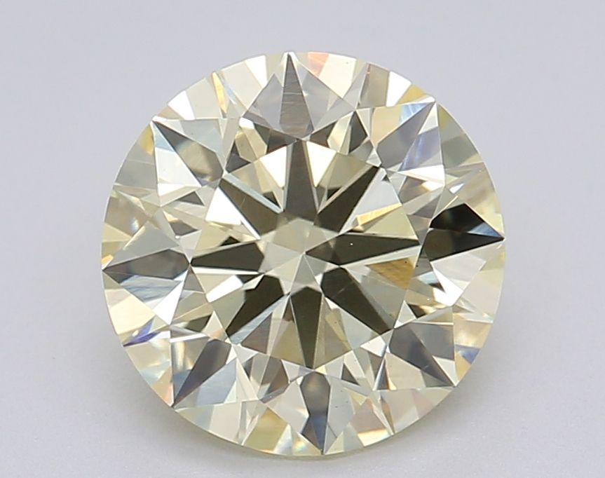 Lab-Grown ROUND Diamond - 2.02 Carat, Fancy Yellow Color, VS1 Clarity | Sustainable Luxury, Dazzling Brilliance | IGI | Certified LG610345376