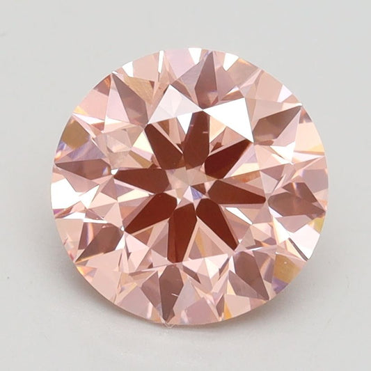 Lab-Grown ROUND Diamond - 2.08 Carat, Fancy Intense Pink Color, VS1 Clarity | Sustainable Luxury, Dazzling Brilliance | IGI | Certified LG517220094