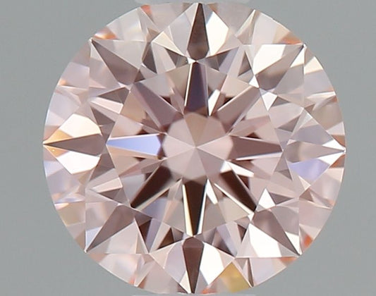 Lab-Grown ROUND Diamond - 0.5 Carat, Fancy Intense Pink Color, VVS1 Clarity | Sustainable Luxury, Dazzling Brilliance | IGI | Certified LG646476023